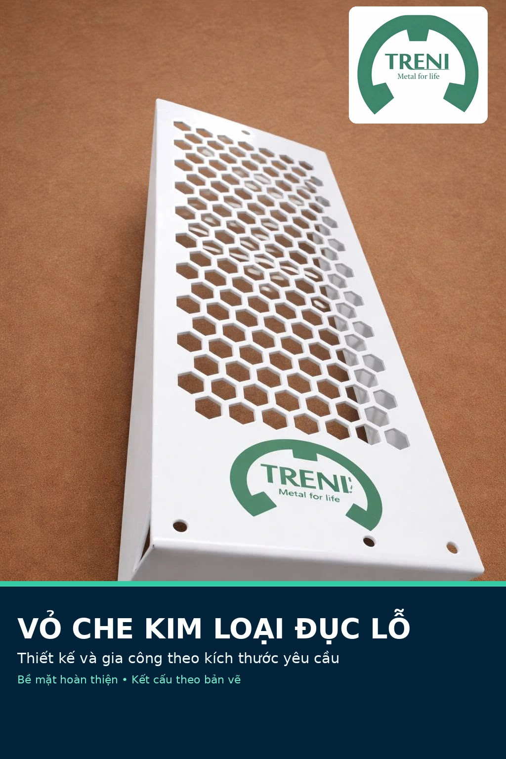 lục giác có logo TRENI