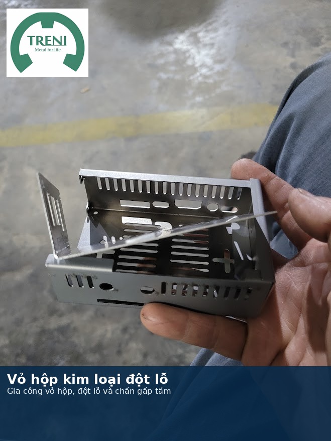 Vỏ hộp kim loại đột lỗ tại TRENI METAL